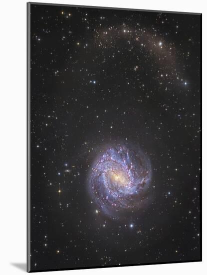 Messier 83 and its Northern Stellar Tidal Stream-null-Mounted Photographic Print