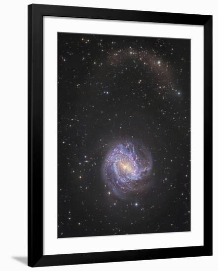 Messier 83 and its Northern Stellar Tidal Stream-null-Framed Photographic Print