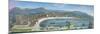 Messina - a Panoramic View of the Port-Juan Ruiz Melgarejo-Mounted Giclee Print