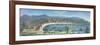 Messina - a Panoramic View of the Port-Juan Ruiz Melgarejo-Framed Giclee Print