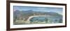 Messina - a Panoramic View of the Port-Juan Ruiz Melgarejo-Framed Giclee Print