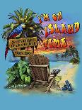 Tropical Island Sunset-Messina Graphix-Giclee Print