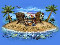 Tropical Vibes 4 Oclock Somewhere-Messina Graphix-Stretched Canvas