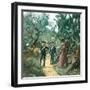 Messina (Sicily), Among the Cacti-Leon, Levy et Fils-Framed Photographic Print