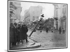 Messina, Sicily Street Scene after the 'Quake-null-Mounted Photographic Print