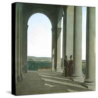 Messina (Sicily), the Cemetery-Leon, Levy et Fils-Stretched Canvas