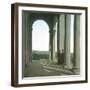 Messina (Sicily), the Cemetery-Leon, Levy et Fils-Framed Photographic Print