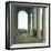 Messina (Sicily), the Cemetery-Leon, Levy et Fils-Framed Photographic Print