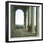 Messina (Sicily), the Cemetery-Leon, Levy et Fils-Framed Photographic Print