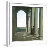 Messina (Sicily), the Cemetery-Leon, Levy et Fils-Framed Photographic Print