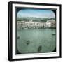 Messina (Sicily), the City Seen from the Port-Leon, Levy et Fils-Framed Premium Photographic Print
