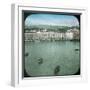 Messina (Sicily), the City Seen from the Port-Leon, Levy et Fils-Framed Premium Photographic Print