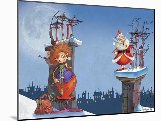 Messing With Santa-Francois Ruyer-Mounted Giclee Print