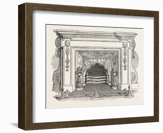 Messrs. Bailey and Son, Fire Place, 1851-null-Framed Giclee Print