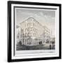 Messrs J&R Morley's Warehouses, Corner of Milk Street and Gresham Street, London, C1840-Martin & Hood-Framed Giclee Print