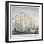 Messrs J&R Morley's Warehouses, Corner of Milk Street and Gresham Street, London, C1840-Martin & Hood-Framed Giclee Print