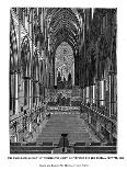 The Nave (Looking Eas) of Westminster Abbey-Messrs Sly and Wilson-Framed Giclee Print