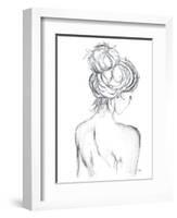 Messy Bun II-Gina Ritter-Framed Art Print