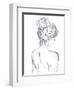 Messy Bun II-Gina Ritter-Framed Art Print