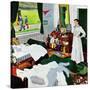 "Messy Room, Neat Boys", October 22, 1955-George Hughes-Stretched Canvas