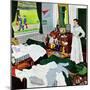 "Messy Room, Neat Boys", October 22, 1955-George Hughes-Mounted Giclee Print