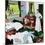 "Messy Room, Neat Boys", October 22, 1955-George Hughes-Mounted Giclee Print