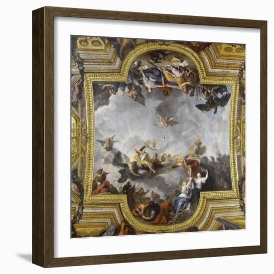 Mesures des Espagnols rompues par la prise de Gand, 1678-Charles Le Brun-Framed Giclee Print