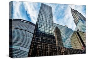 Met Life and Chrysler Buildings, New York City-Sabine Jacobs-Stretched Canvas