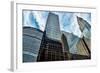 Met Life and Chrysler Buildings, New York City-Sabine Jacobs-Framed Photographic Print