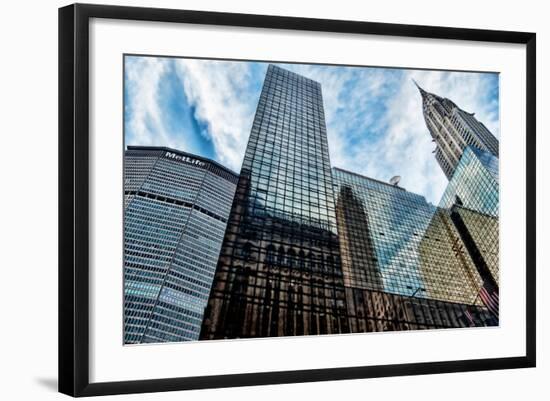 Met Life and Chrysler Buildings, New York City-Sabine Jacobs-Framed Photographic Print