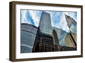 Met Life and Chrysler Buildings, New York City-Sabine Jacobs-Framed Photographic Print