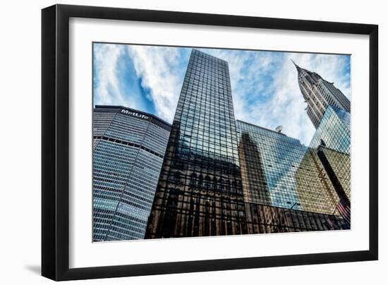 Met Life and Chrysler Buildings, New York City-Sabine Jacobs-Framed Photographic Print