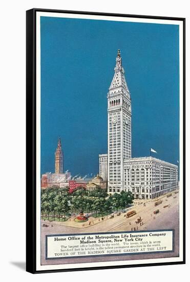 Met Life Building, Madison Square-null-Framed Stretched Canvas