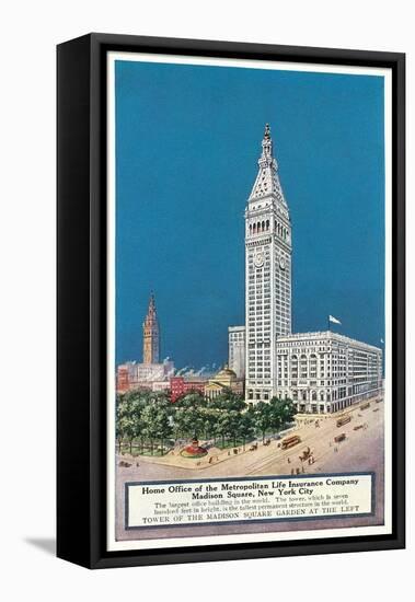 Met Life Building, Madison Square-null-Framed Stretched Canvas