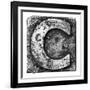 Metal Alloy Alphabet Letter C-donatas1205-Framed Art Print