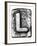 Metal Alloy Alphabet Letter L-donatas1205-Framed Art Print