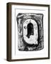 Metal Alloy Alphabet Letter Q-donatas1205-Framed Art Print