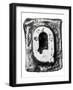 Metal Alloy Alphabet Letter Q-donatas1205-Framed Art Print