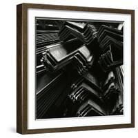 Metal Beams, Industrial, c. 1970-Brett Weston-Framed Photographic Print