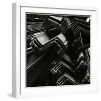 Metal Beams, Industrial, c. 1970-Brett Weston-Framed Photographic Print