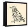 Metal Bird.-RYGER-Framed Stretched Canvas