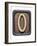 Metal Button Alphabet Letter O-donatas1205-Framed Art Print