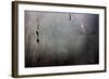 Metal Door With Rust and Paint-null-Framed Photo