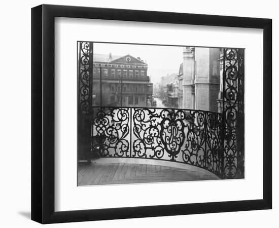 Metal Filigree Railing-null-Framed Photographic Print