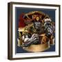 Metal Skin Fire-Fighter-FlyLand Designs-Framed Giclee Print