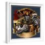 Metal Skin Fire-Fighter-FlyLand Designs-Framed Giclee Print