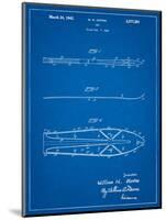 Metal Skis 1940 Patent-Cole Borders-Mounted Art Print