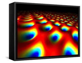 Metal Surface At the Quantum Level-Equinox Graphics-Framed Stretched Canvas