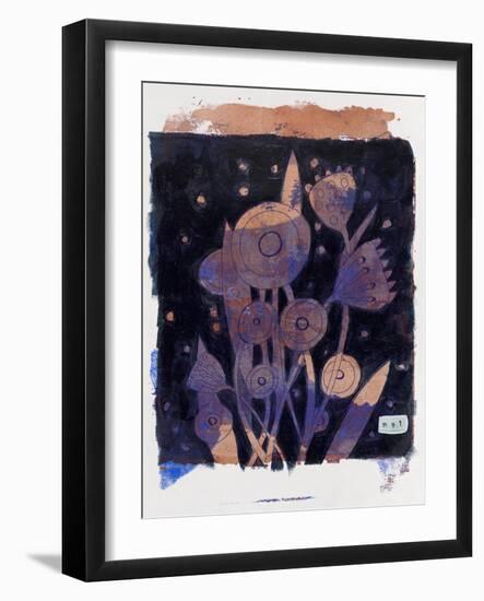 Metallic Bouquet 5-Maria Pietri Lalor-Framed Giclee Print