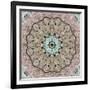 Metallic Pastel Oriental Pattern, Traditional Elements. Elegant Luxury Texture for Wallpapers, Adve-Kavun Halyna-Framed Art Print